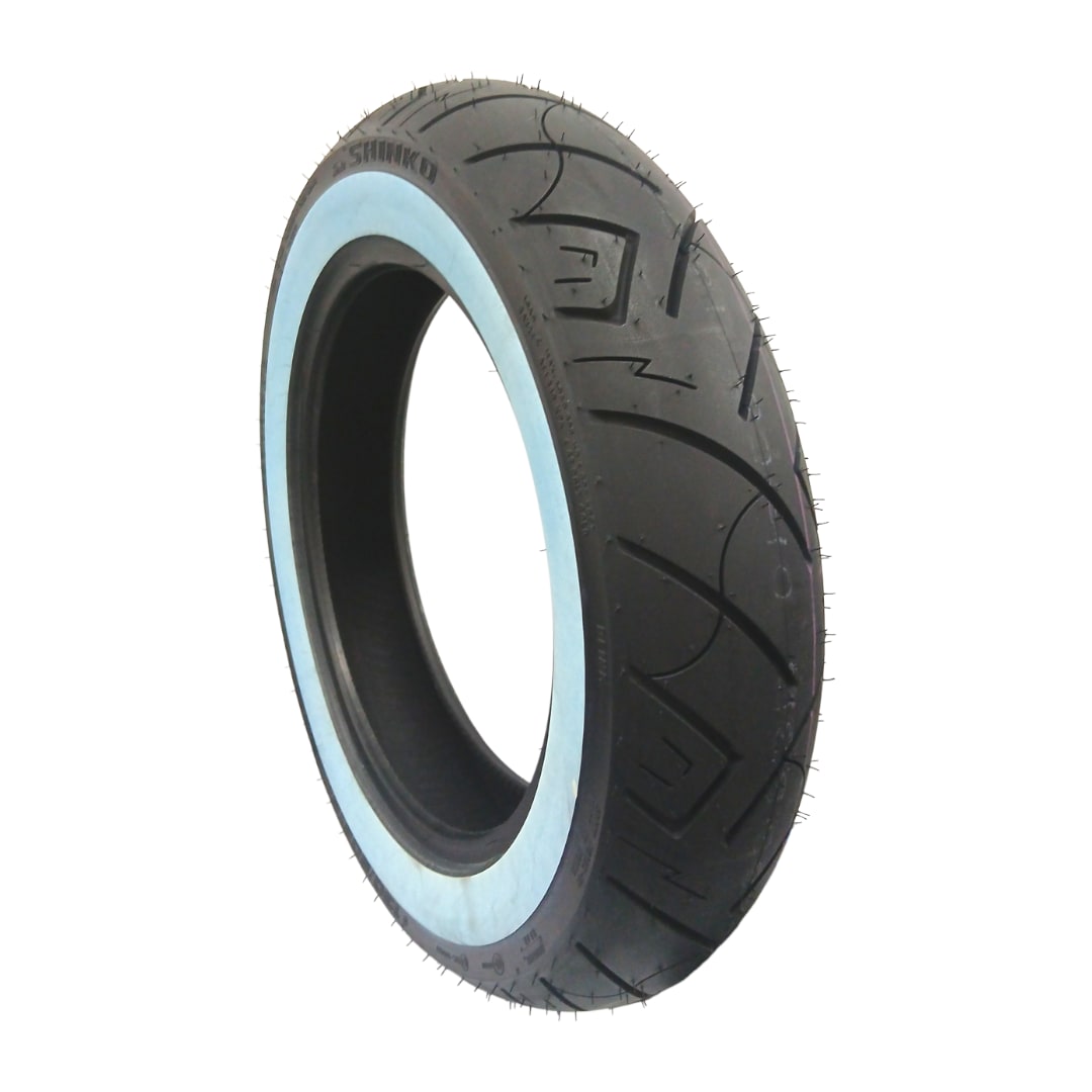 NEUMATICO CALLE 130/90-16 SHINKO SR-777WW BANDA BLANCA REAR2