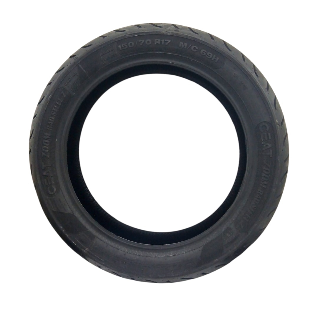 NEUMATICO CALLE (150/70R-17) ''CEAT'' ZOOM RAD STEEL TL3