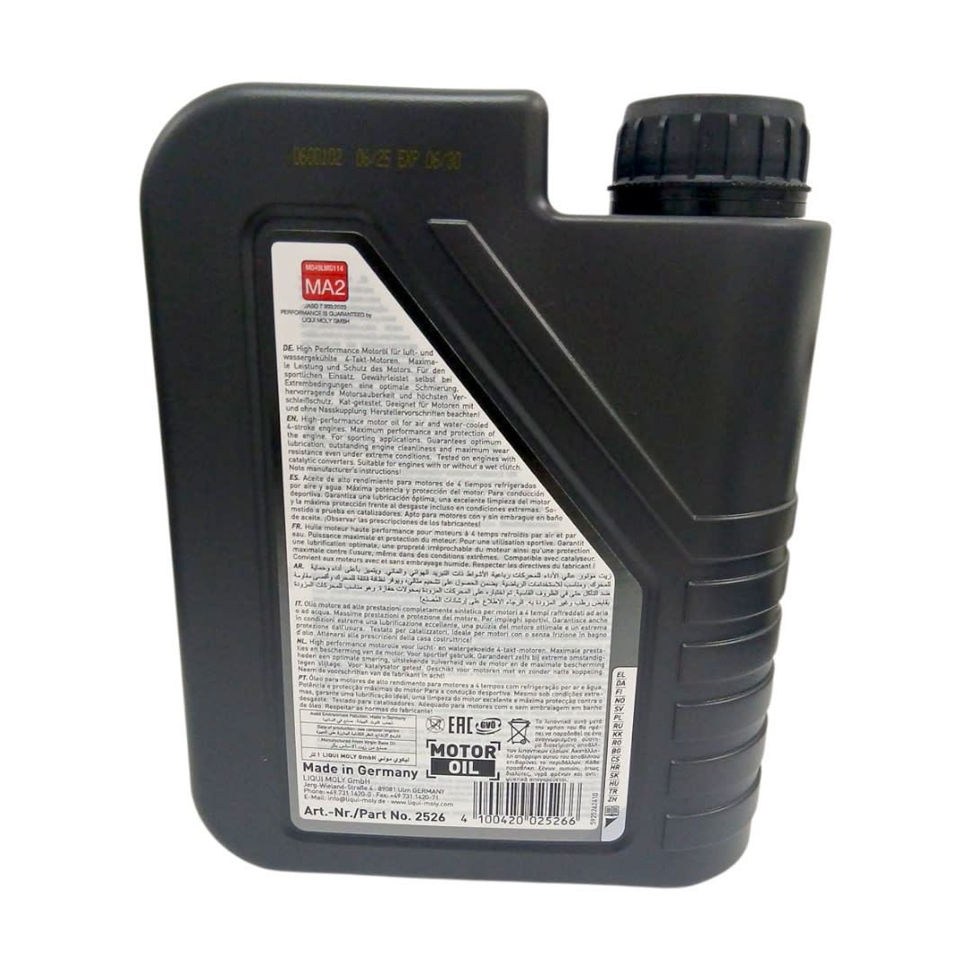 ACEITE MOTOR LIQUI MOLY 10W/30 TECNOLOGIA SINTETICA STREET3