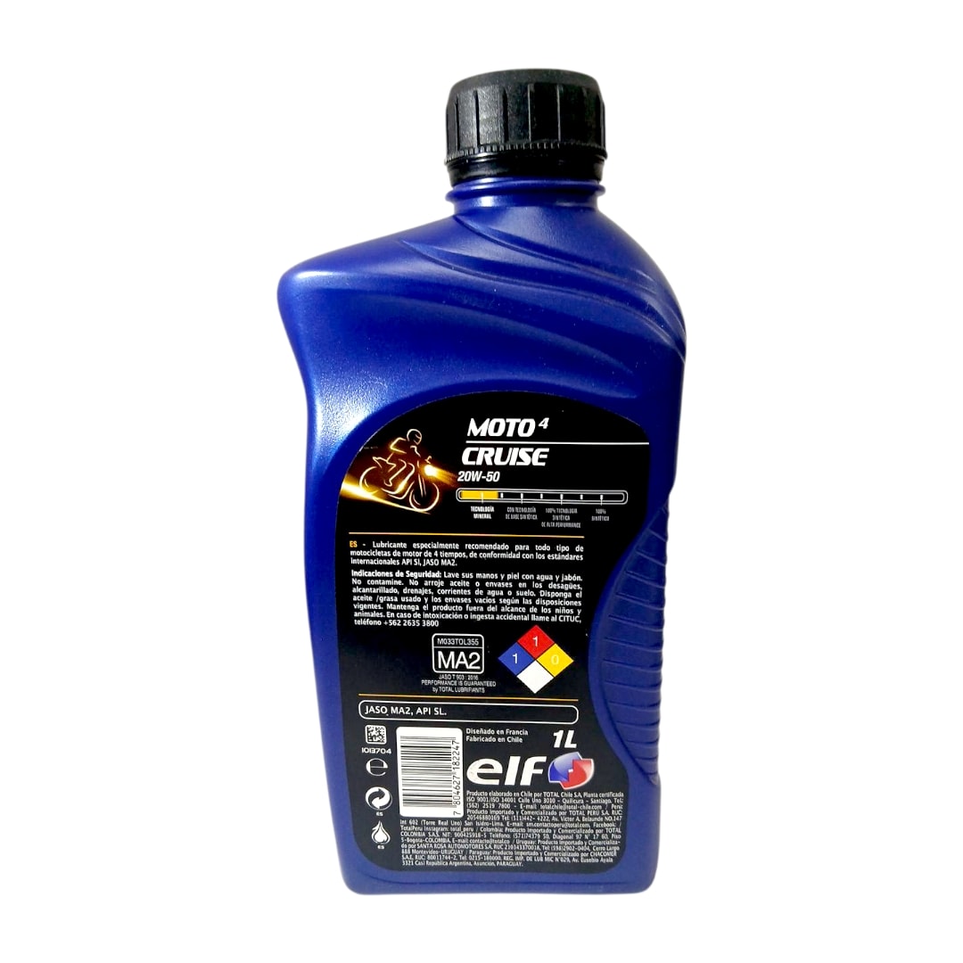 ACEITE MOTOR ELF 20W/50 MINERAL3
