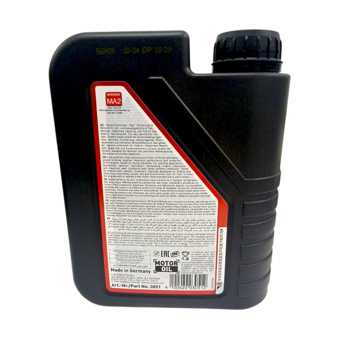 ACEITE MOTOR LIQUI MOLY 10W/50 FULL SINTETICO OFFROAD RACE3