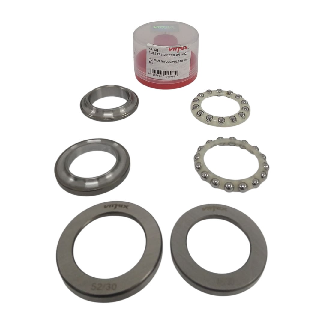 CUBETAS DIRECCION JGO PULSAR NS 200 / PULSAR NS 160 VITRIX 0