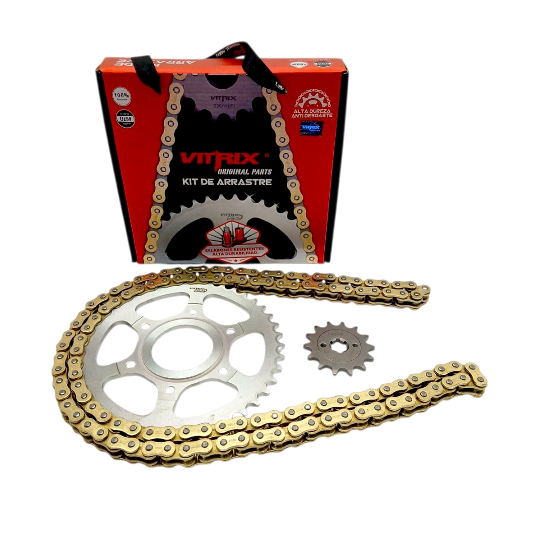 KIT TRANSMISION DUKE 200 (14/42) (520V-120L) ORING VITRIX 0