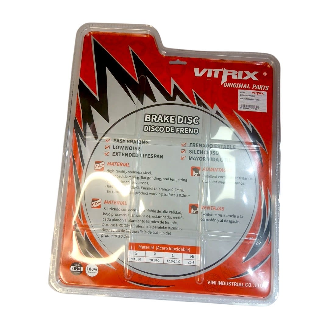 DISCO FRENO TRASERO GIXXER150 (VITRIX)2