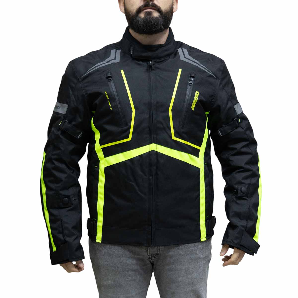 CHAQUETA ARMAD START UP NEG/AMAR FLUOR 3