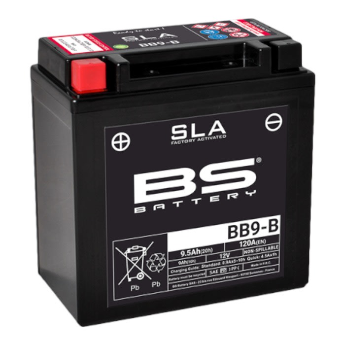 BATERIA SLA 12VOLT 9 Ah ''BS-BATTERY'' (YB9-B) 1