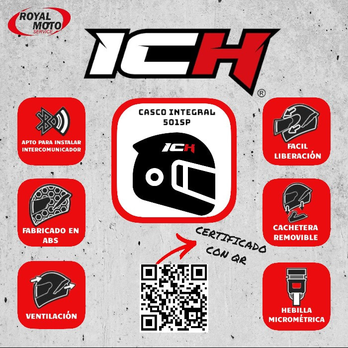 CASCO INTEGRAL ''ICH'' 501SP SOLID N.M 2