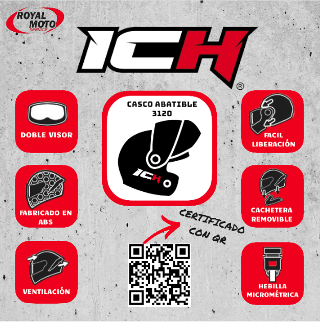 CASCO ABATIBLE ''ICH'' 3120 HOLGER RJ2