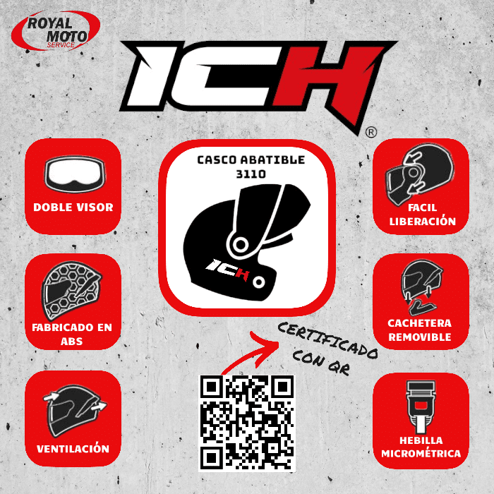 CASCO ABATIBLE ''ICH'' 3110 TRAYFORM RJ2