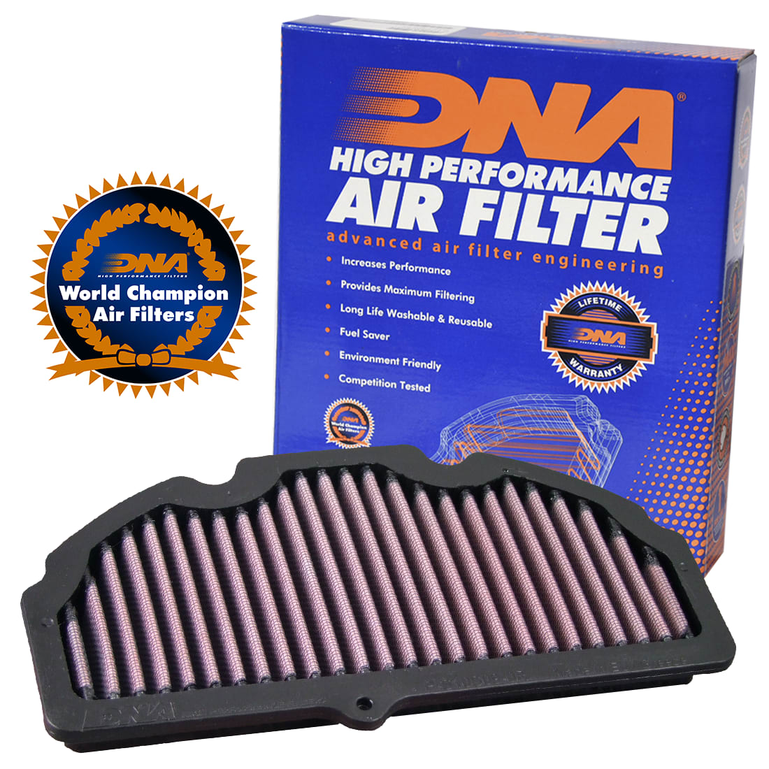 FILTRO DE AIRE ALTO FLUJO SUZUKI GSXS-1000 (2016-2020)/GSXR-1000 (2009-2016) ''DNA''  0