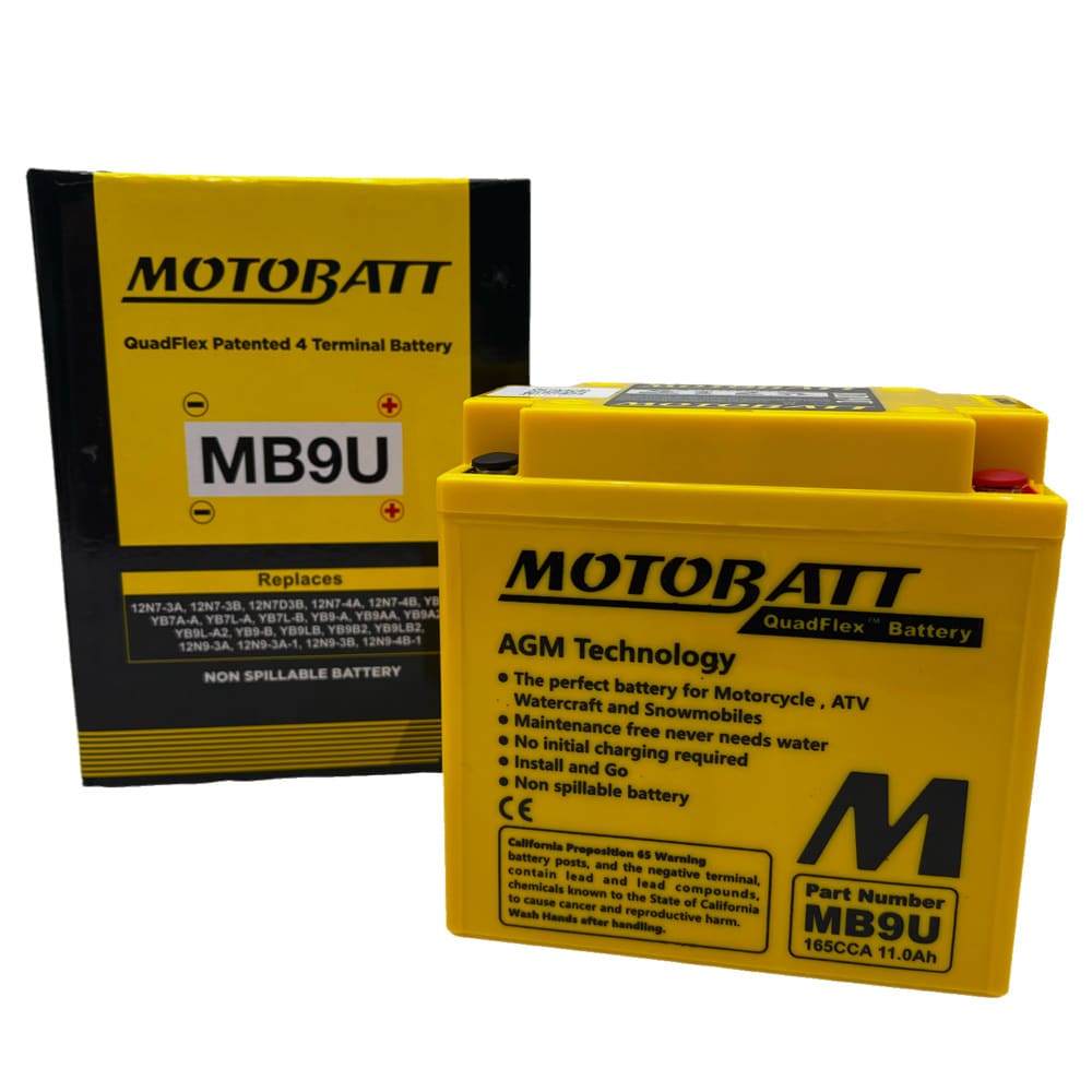 BATERIA MB9U 12VOLT/11 Ah MOTOBATT 0