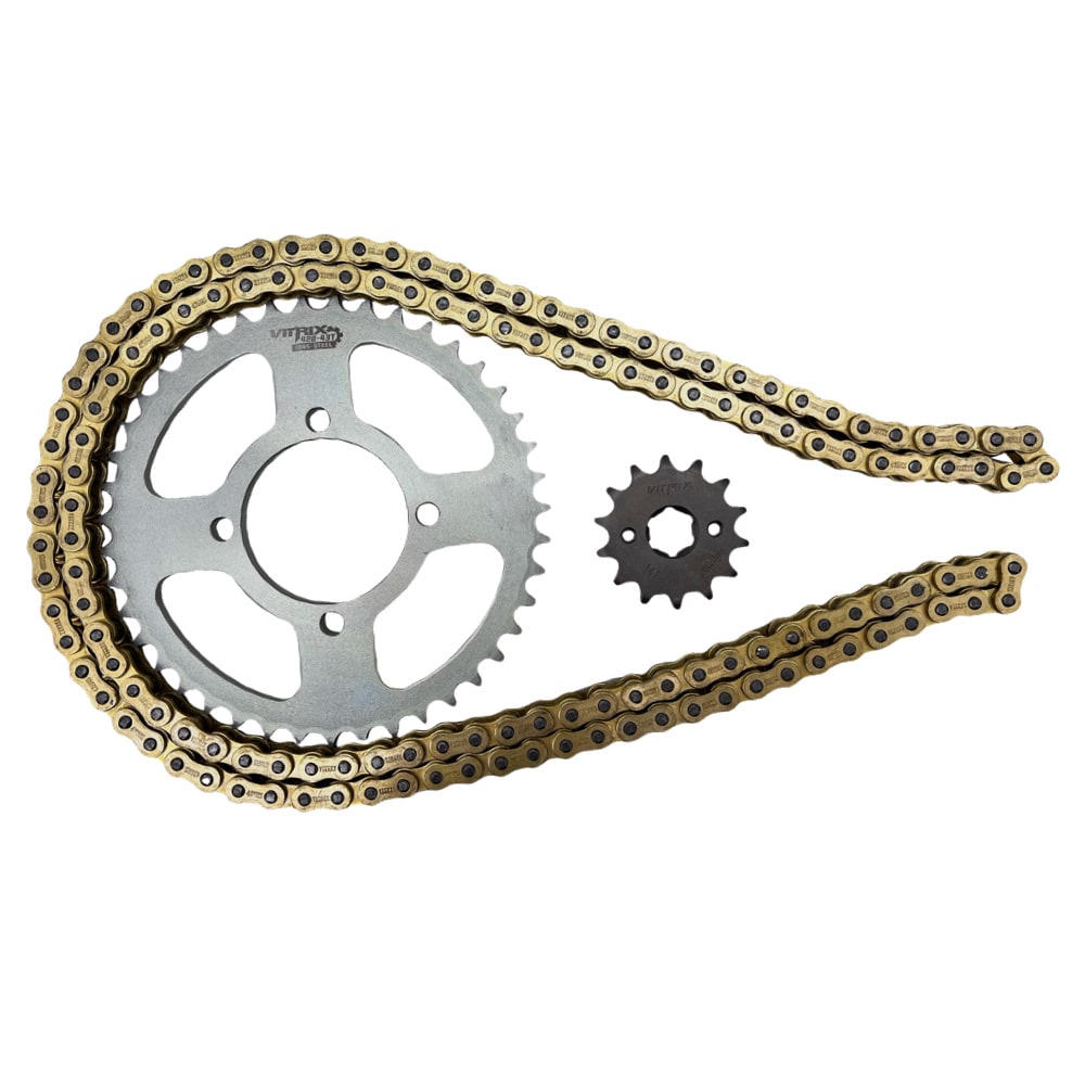 KIT TRANSMISION YBR 125 / YBR 125Z 14/43 428H-140L VITRIX2