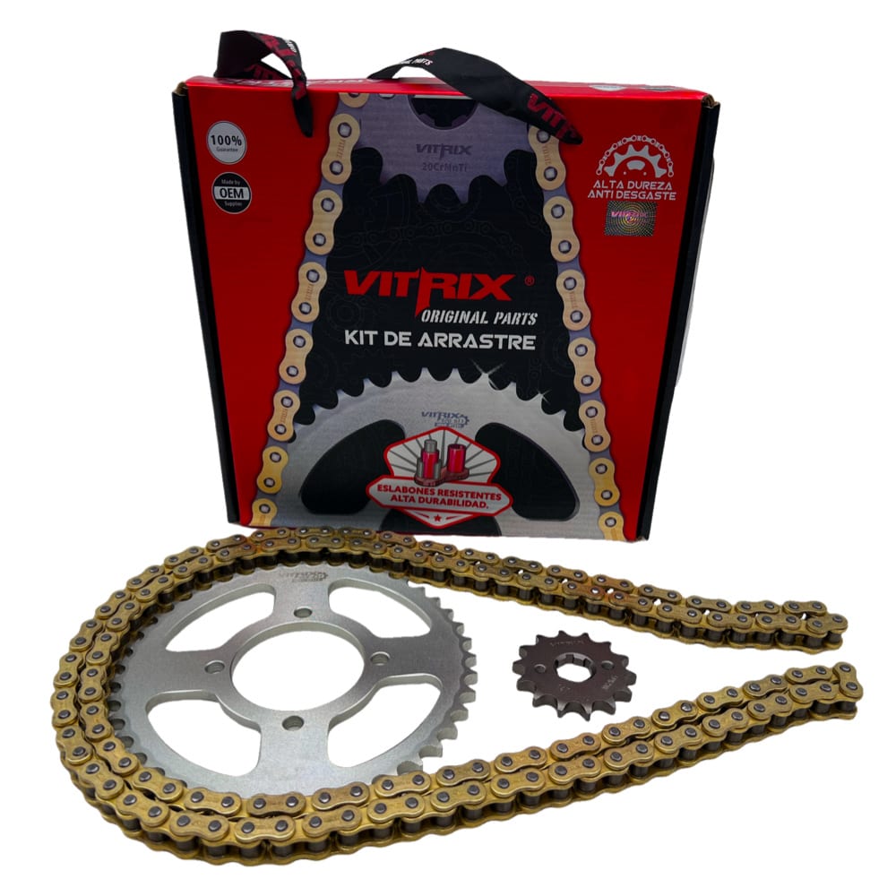 KIT TRANSMISION YBR 125 / YBR 125Z 14/43 428H-140L VITRIX 0