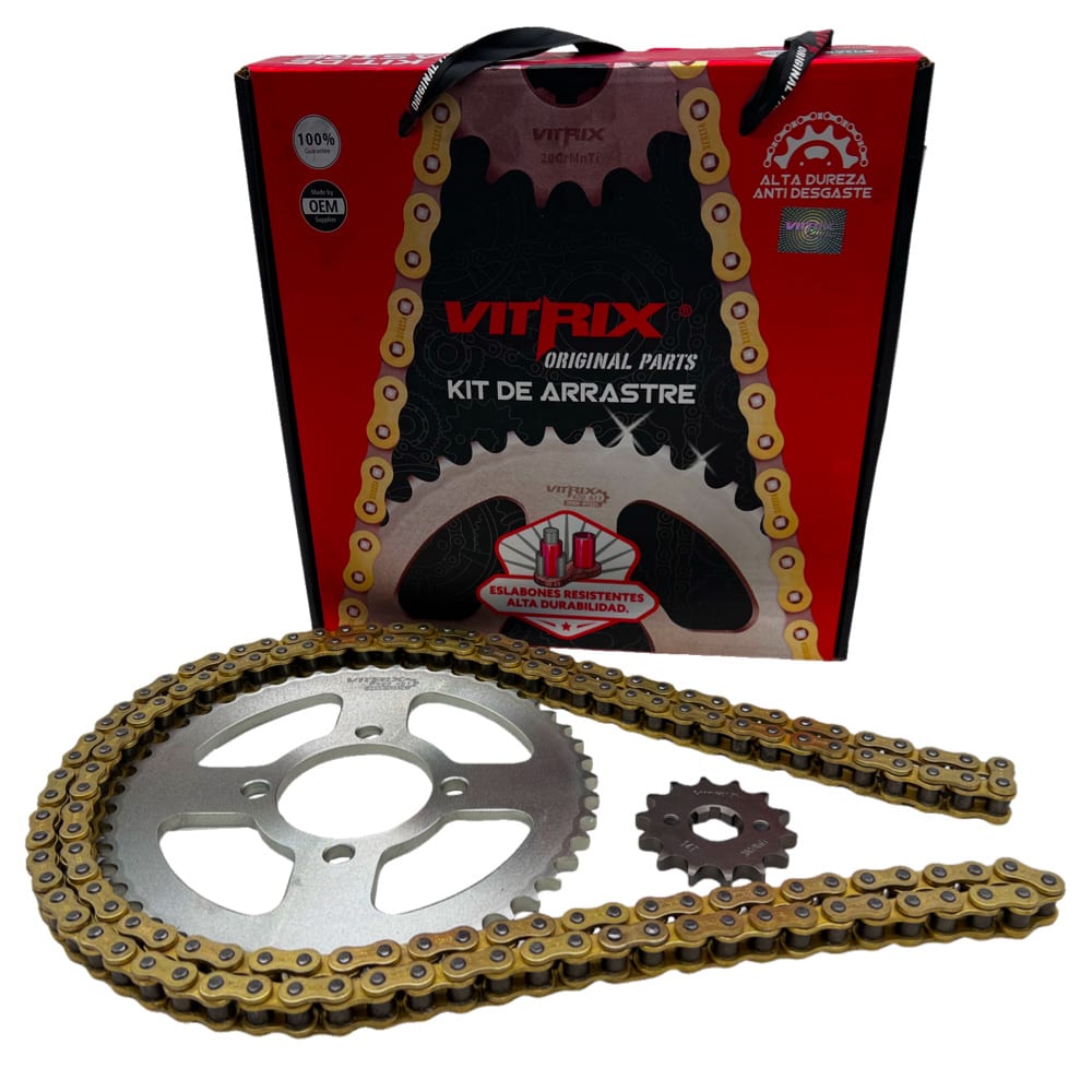 KIT TRANSMISION XTZ 125 14/48 428H-140L VITRIX 0