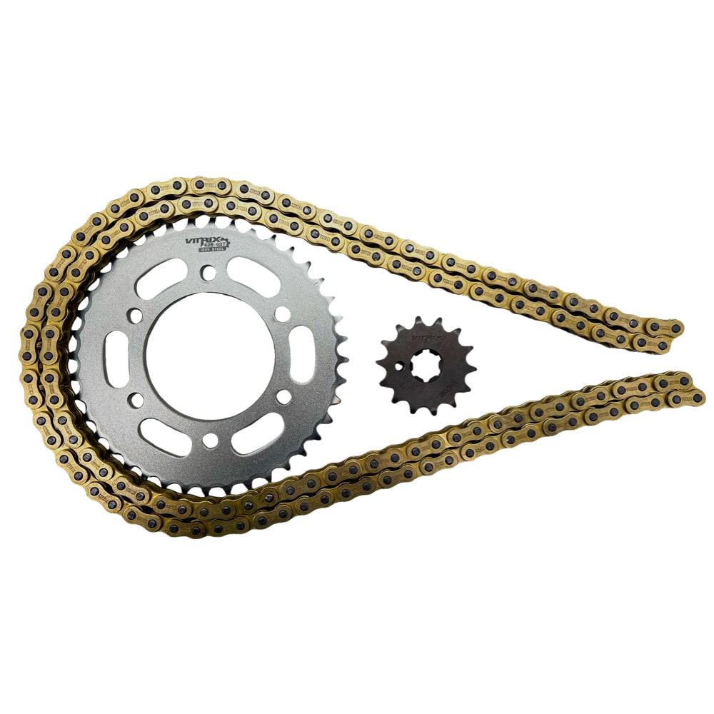 KIT TRANSMISION FZ 16 - 2.0 / FZN 150 14/40 428H-140L VITRIX2