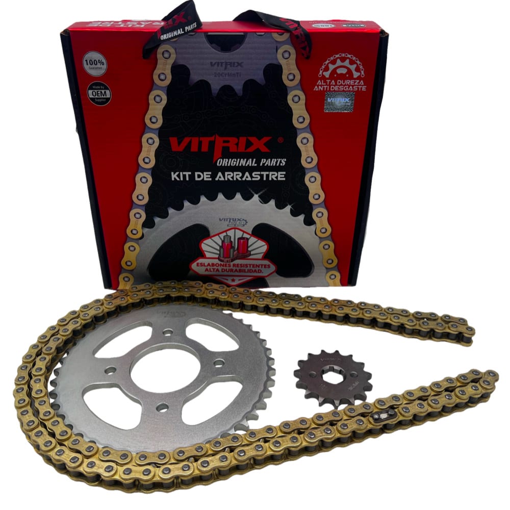 KIT TRANSMISION GIXXER 150 / GSX 150 15/45 428H-140L VITRIX 0