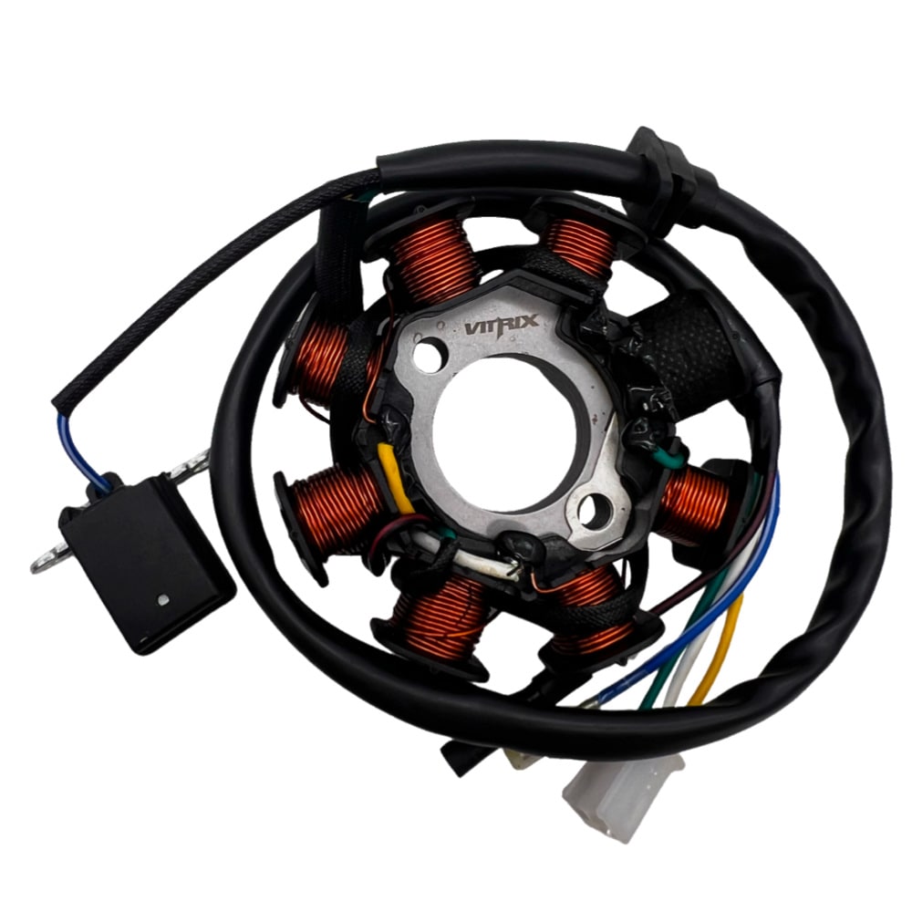 ESTATOR 08 BOBINAS SCOOTER GY6 VITRIX4