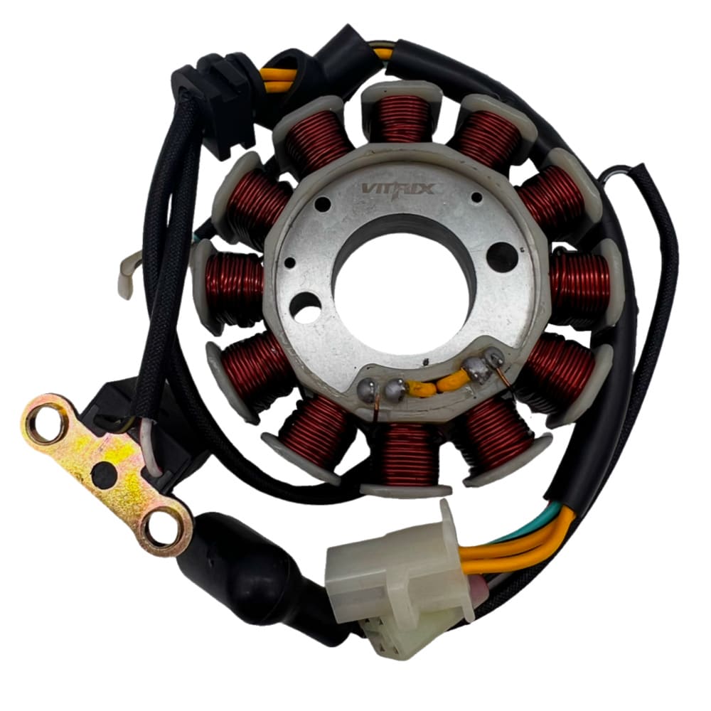 ESTATOR 12 BOBINAS PULSAR NS 160 CHASIS BLANCO VITRIX3