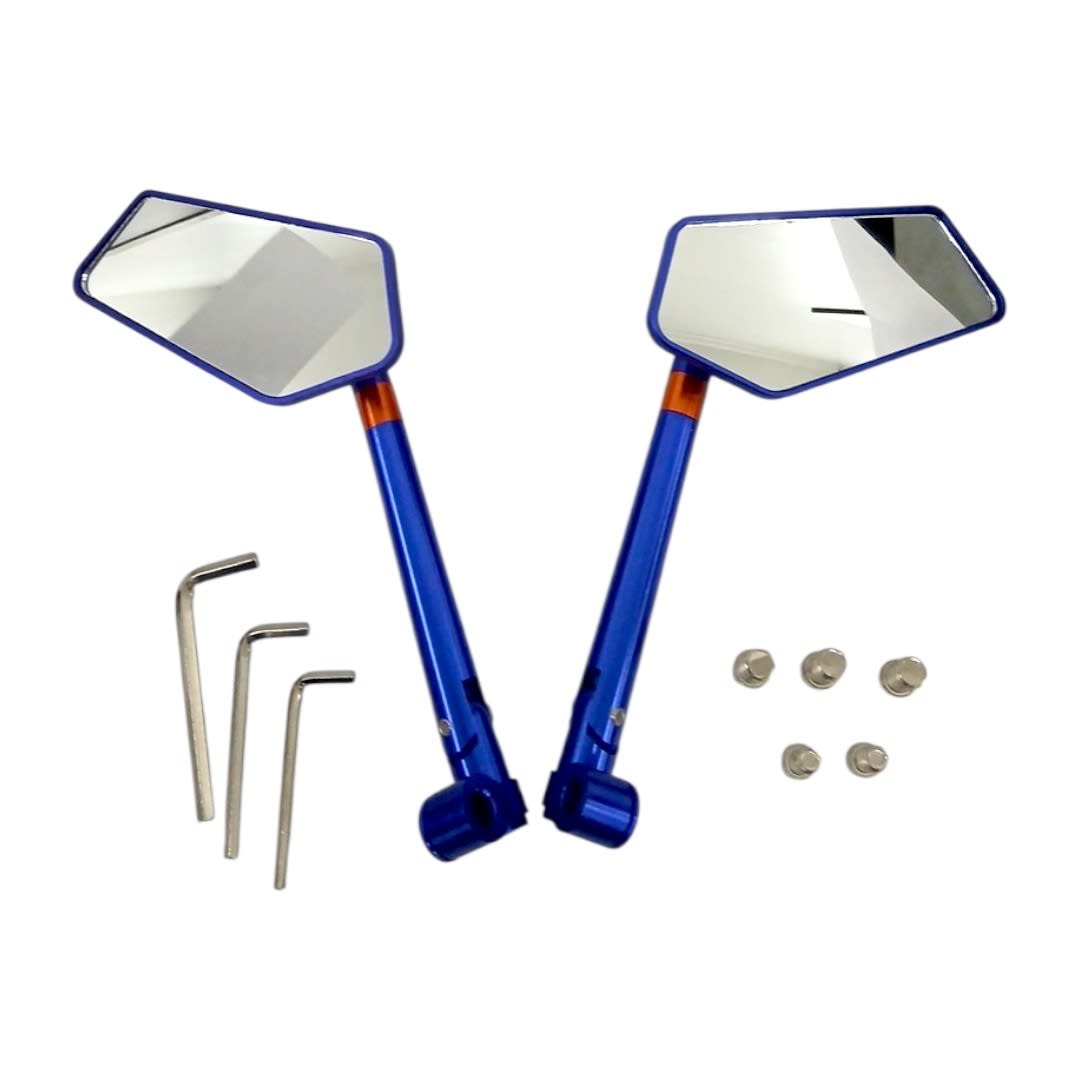 ESPEJOS JGO UNIVERSAL C/ADAPTADORES AZUL 0