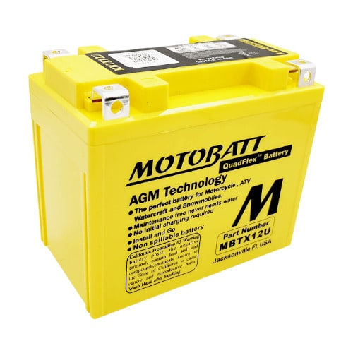 BATERIA 12 VOLT - 14 AMP. ''MOTOBATT'' (MBTX12U) 0