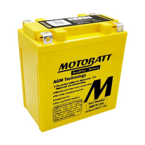 BATERIA 12 VOLT - 19 AMP. ''MOTOBATT'' (MBTX16U) 0