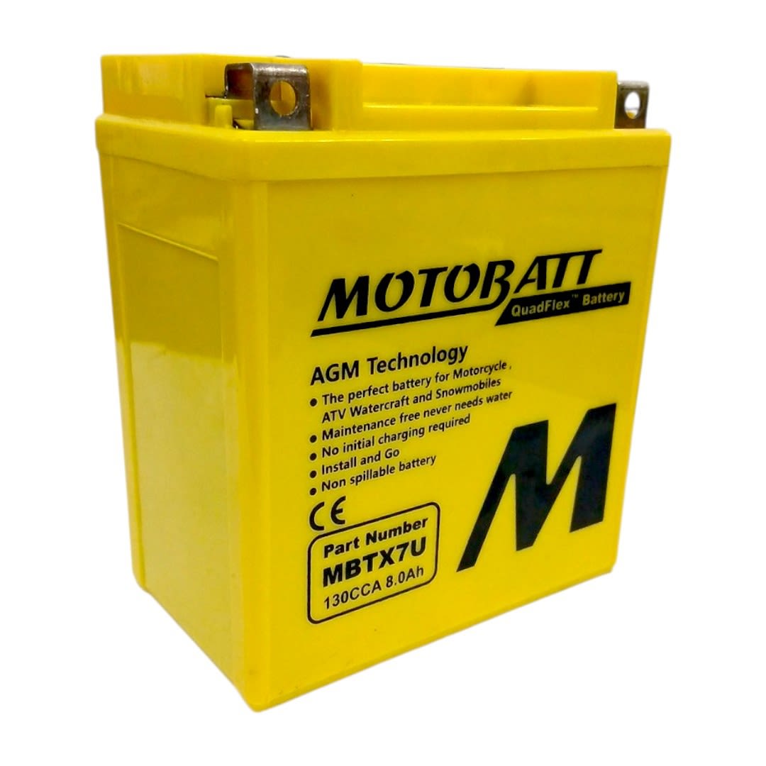 BATERIA 12VOLT 8 Ah ''MOTOBATT'' (MBTX7U)2