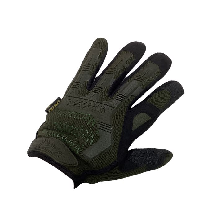 GUANTES ''MECHANIX'' VERDE TALLA: L  0