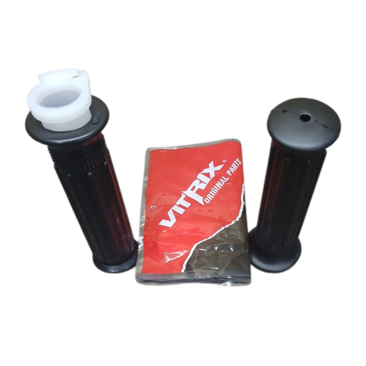 PUÑOS GOMA, JGO. TIPO GN-125 (NEGRO) (VITRIX) 0