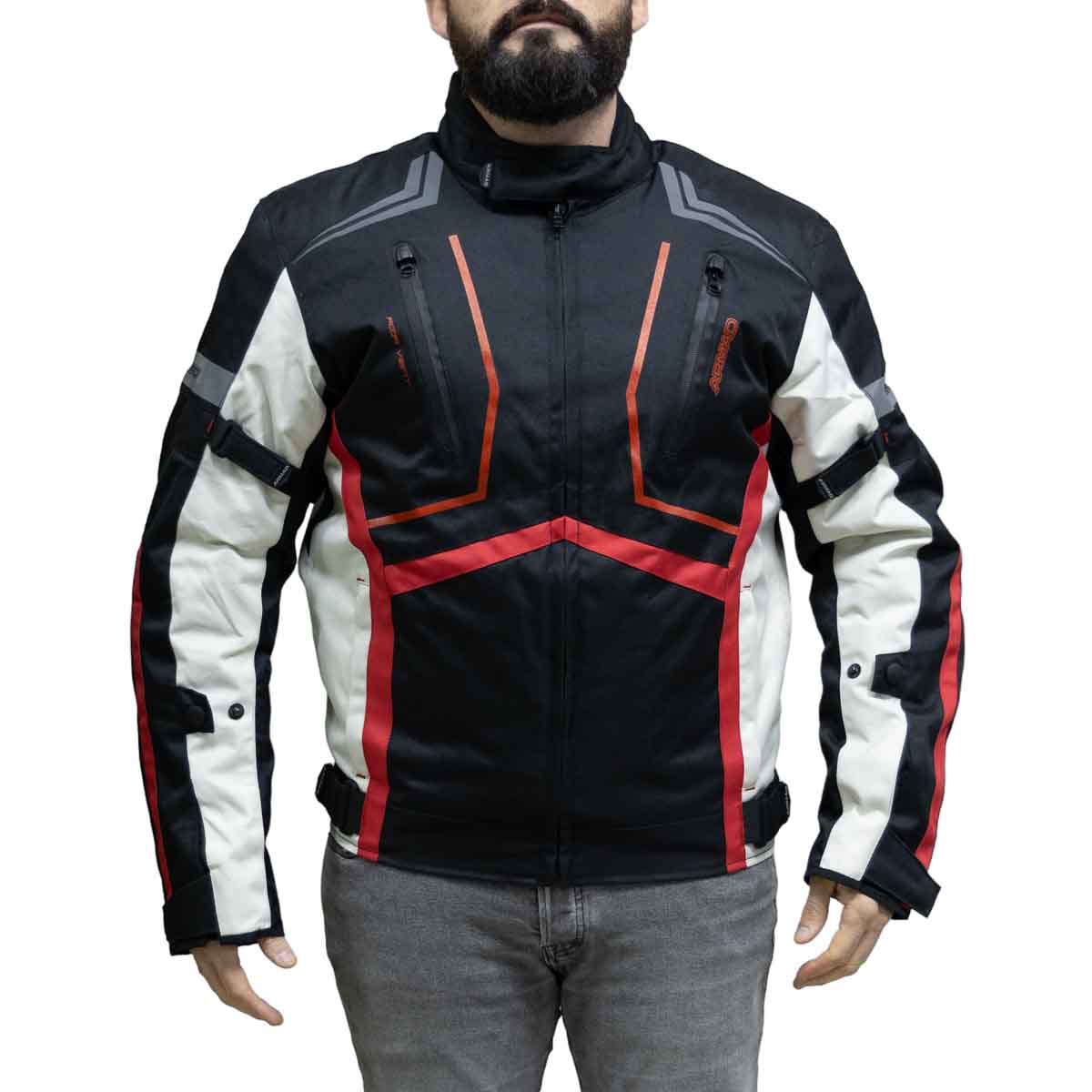 CHAQUETA ARMAD START UP NEG/ROJO 2
