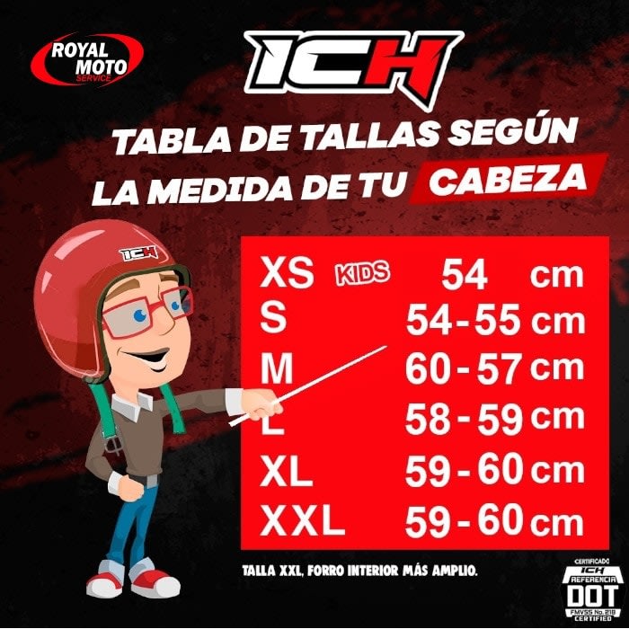 CASCO ABATIBLE ''ICH'' 3110 BITER GR3