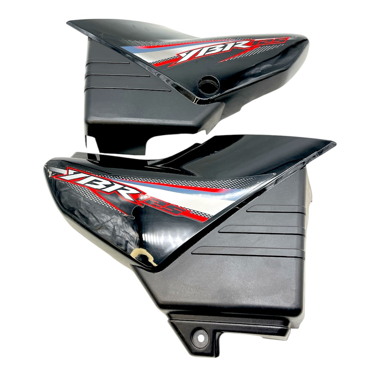 TAPAS LATERALES JGO YBR 125 NEGRO 0
