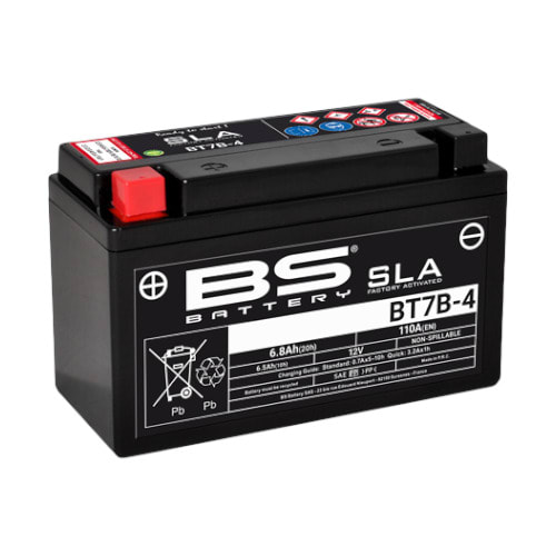 BATERIA SLA 12 VOLT - 6.5 Ah ''BS-BATTERY'' (YT7B-4) 0
