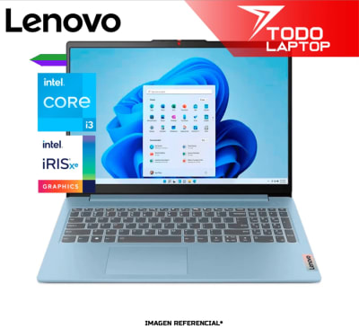 LENOVO IDEAPAD SLIM 3 15IAN8 INTEL CORE I3 12AVA GENERACION MEMORIA RAM 8 GB + DISCO SOLIDO 512GB PANTALLA 15.6 PULGADAS FULL HD