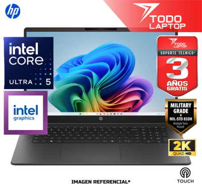 HP OMNIBOOK 3 16-BU0305DX INTEL CORE ULTRA 5 225U MEMORIA RAM 8 GB + DISCO SOLIDO 512GB PANTALLA 16