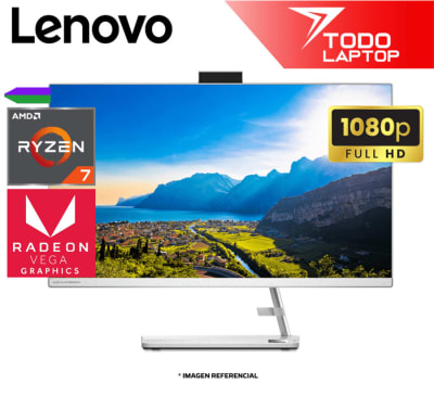 LENOVO ALL IN ONE IDEACENTER 3 27ALC6 RYZEN 7 7730U MEMORIA RAM 16 GB + DISCO SOLIDO 512 GB PANTALLA 27