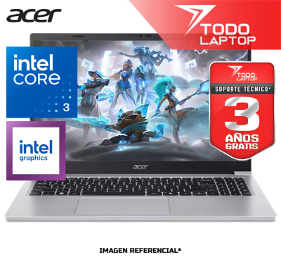 ACER ASPIRE LITE AL15-36P-32XP INTEL CORE 3 N350 MEMORIA RAM 8GB + DISCO SOLIDO 128GB PANTALLA 15.6