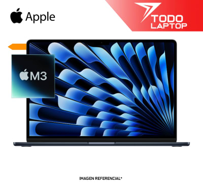 LAPTOP APPLE MACBOOK AIR MC9L4LL M3 MEMORIA RAM 24GB + DISCO SOLIDO 512GB PANTALLA 15