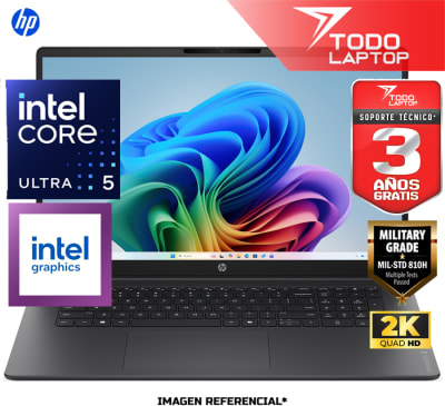 HP OMNIBOOK 3 16-BU0305DX INTEL CORE ULTRA 5 225U MEMORIA RAM 8 GB + DISCO SOLIDO 512GB PANTALLA 16