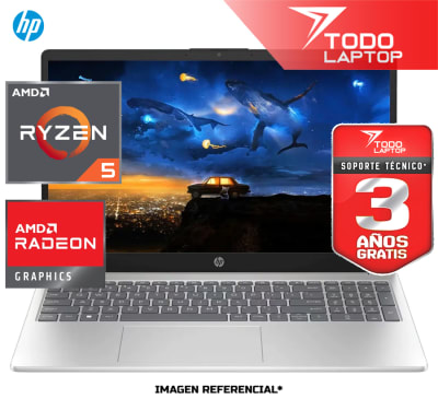 HP 15-FC0356LA AMD RYZEN 5 7530U MEMORIA RAM 16GB + DISCO SOLIDO 512GB PANTALLA 15.6