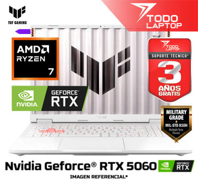 ASUS TUF A16 FA608UMI-TU255 AMD RYZEN 7 260 MEMORIA RAM 16GB + DISCO SOLIDO 512GB PANTALLA 16