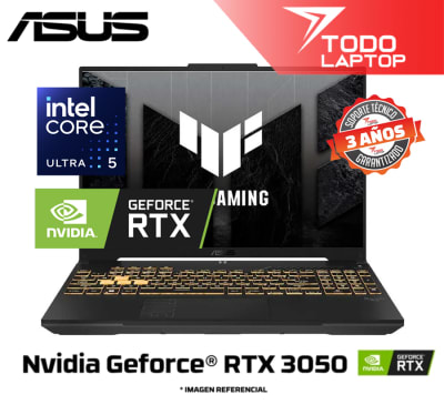 ASUS TUF F16 FX607VJ-RL011W INTEL ULTRA 5 210H MEMORIA RAM 8GB + DISCO SOLIDO 512GB NVIDIA GEFORCE RTX 3050 (6 GB) PANTALLA 15.6