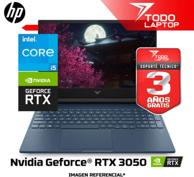 HP VICTUS 15-FA2013 INTEL CORE I5 13420H GENERACION MEMORIA RAM 8 GB + DISCO SOLIDO 512 GB TARJETA DE VIDEO NVIDIA GEFORCE RTX 3050 (6 GB) PANTALLA 15.6 PULGADAS FULL HD