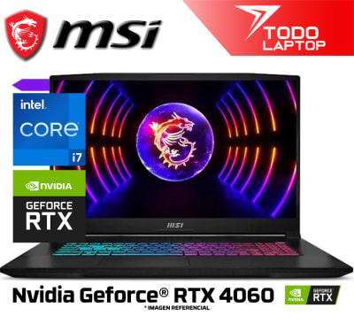 MSI KATANA 15 B13VFK-1293PE INTEL CORE I7 13AVA GENERACION MEMORIA RAM 16 GB + DISCO SOLIDO 512GB VIDEO NVIDIA GEFORCE RTX 4060 (8 GB) PANTALLA 17.3