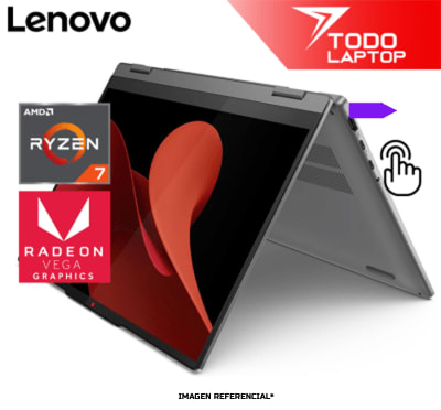 LENOVO YOGA 7 2 EN 1 14AHP9 RYZEN 7 8845HS MEMORIA RAM 16 GB + DISCO SOLIDO 512 GB PANTALLA 14” WUXGA TACTIL1