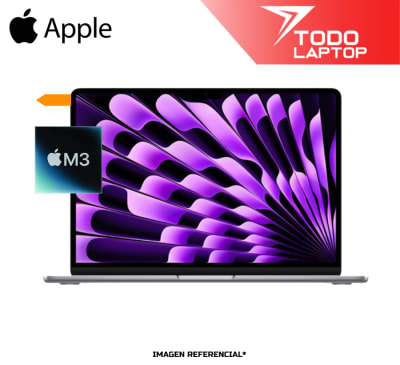 LAPTOP APPLE MACBOOK AIR A3113 M3 MEMORIA RAM 24GB DISCO SOLIDO 512GB PANTALLA 13.6