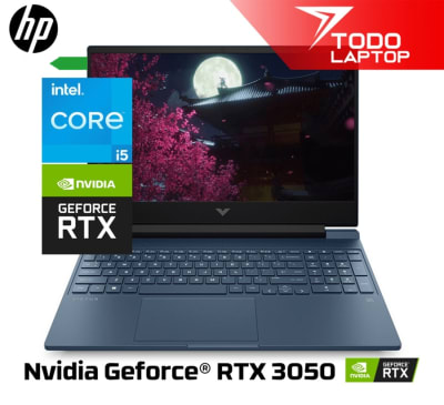 HP VICTUS 15-FA0021LA INTEL CORE I5 12AVA GENERACION MEMORIA RAM 8 GB + DISCO SOLIDO 512 GB TARJETA DE VIDEO NVIDIA GEFORCE RTX 3050 (4 GB) PANTALLA 15.6 PULGADAS FULL HD