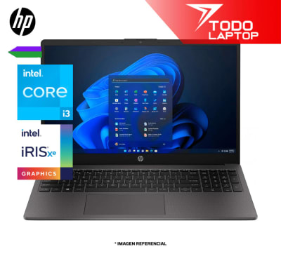 HP 250 G10 B83U6AT INTEL CORE I3 N305 MEMORIA RAM 8GB + DISCO SOLIDO 256GB GENERACION PANTALLA 15.6