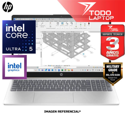 HP 15-FD2361LA INTEL CORE ULTRA 5 225U MEMORIA RAM 16 GB + DISCO SOLIDO 512GB PANTALLA 15.6