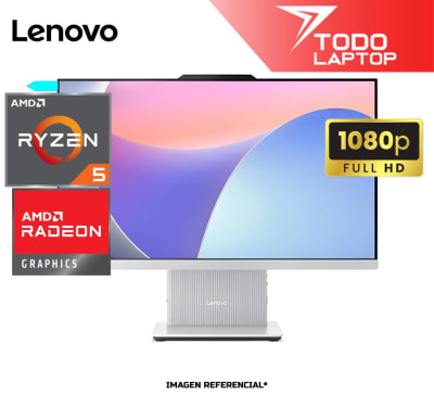 AIO LENOVO IDEACENTRE 24ARR9 AMD RYZEN 5 7535HS MEMORIA RAM 16GB + DISCO SOLIDO 512GB PANTALLA 23.8