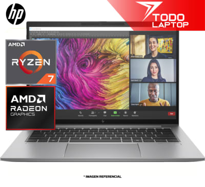 HP ZBOOK FIREFLY AMD RYZEN 7 PRO 7840HS MEMORIA RAM 16 GB + DISCO SOLIDO 1TB PANTALLA 14” FHD1